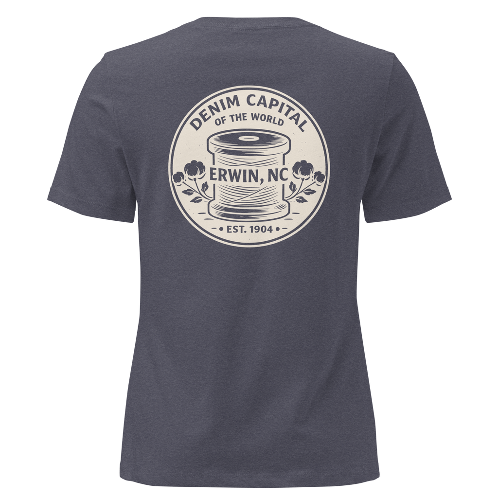 Erwin NC - Denim Capital- Women's Relaxed T-Shirt