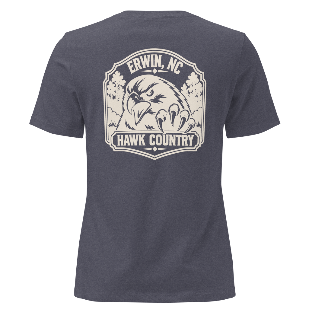 Erwin NC - Hawk Country- Women's Relaxed T-Shirt