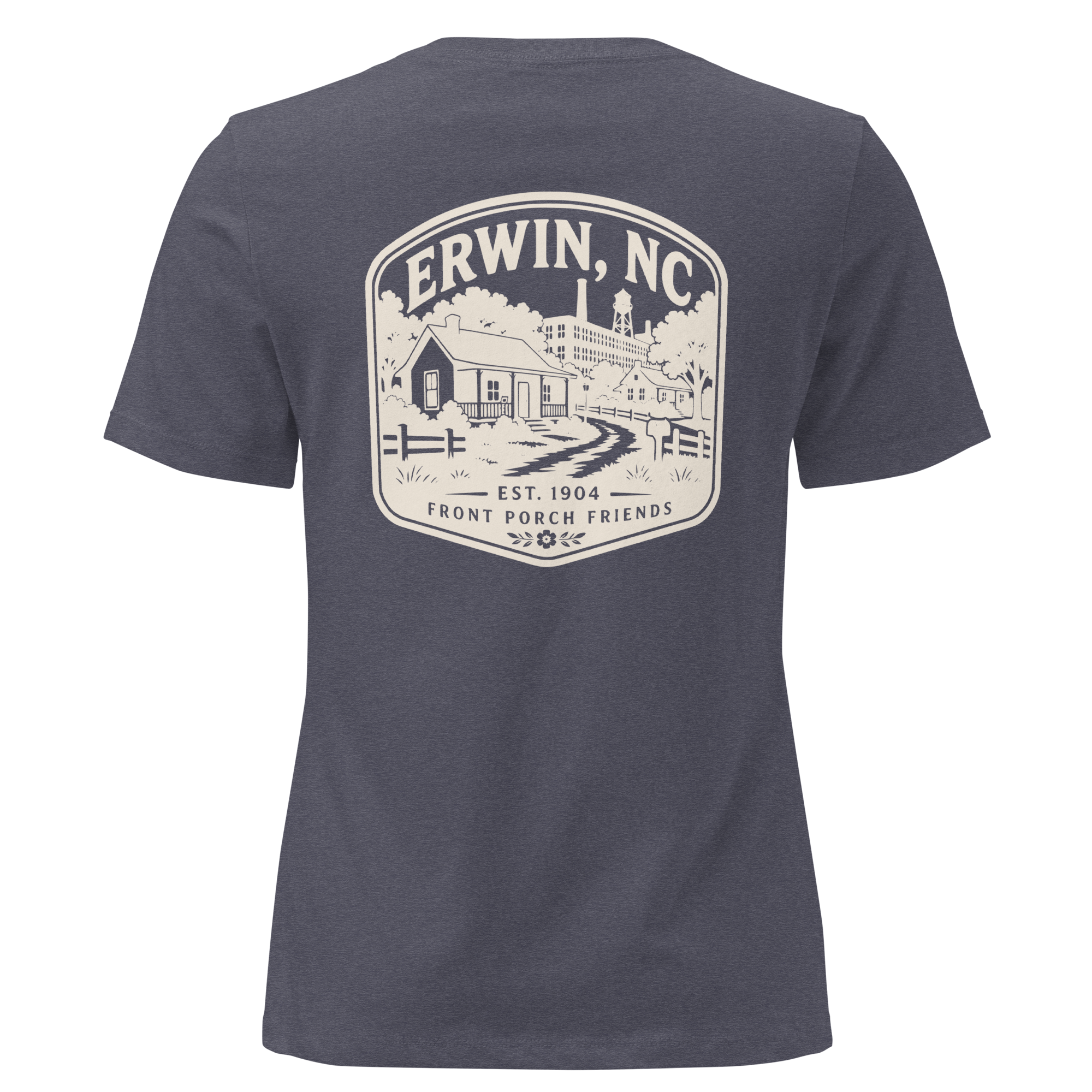 Erwin NC - Mill Town- Women's Relaxed T-Shirt