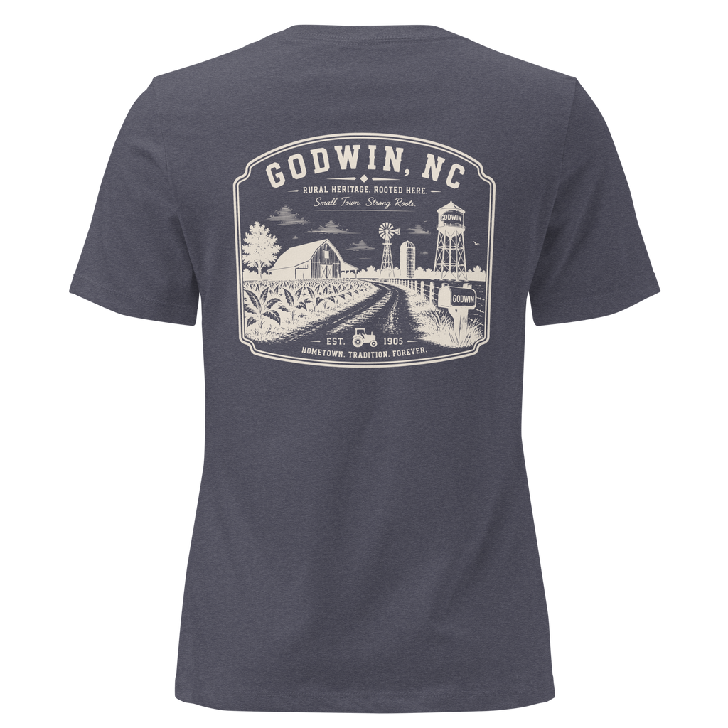 Godwin NC - Farm Roots- Women's Relaxed T-Shirt