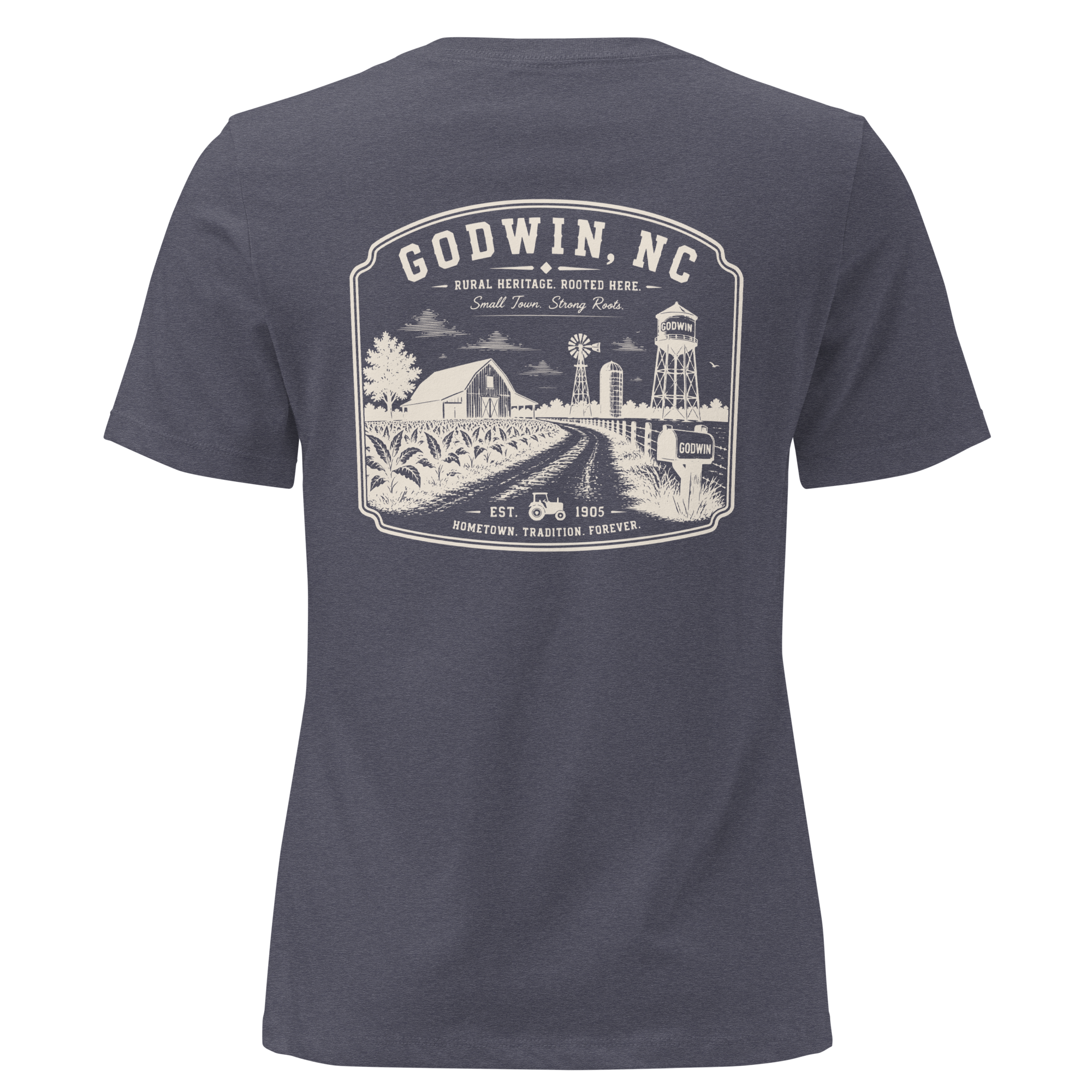 Godwin NC - Farm Roots- Women's Relaxed T-Shirt