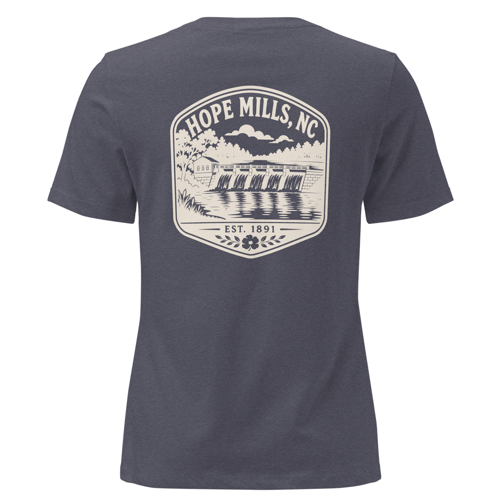 Hope Mills NC - Hope Mills Dam- Women's Relaxed T-Shirt