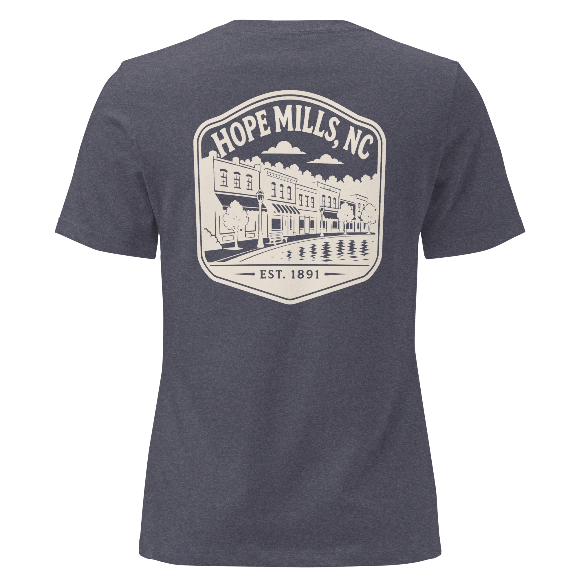 Hope Mills NC - Downtown- Women's Relaxed T-Shirt