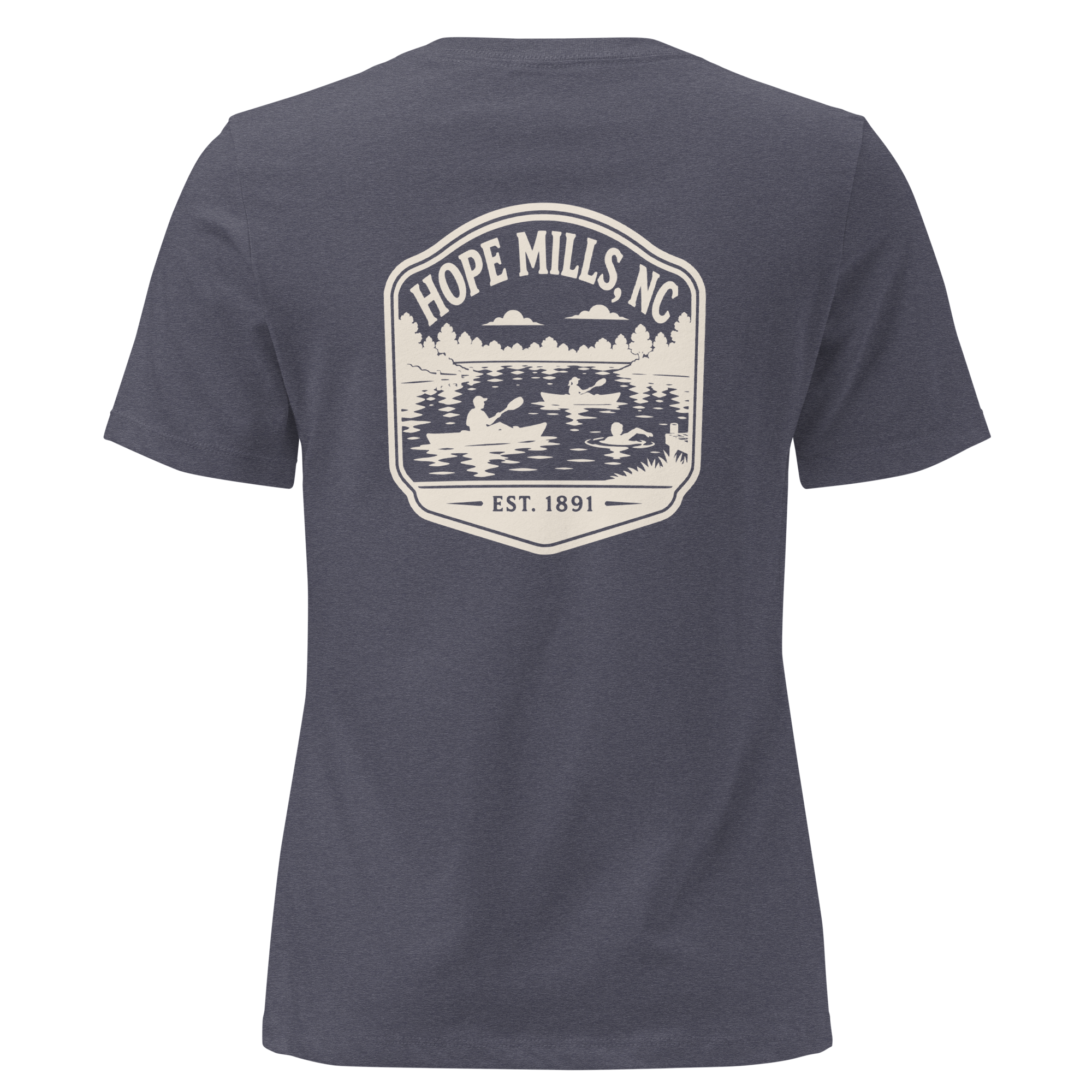 Hope Mills NC - Hope Mills Lake- Women's Relaxed T-Shirt