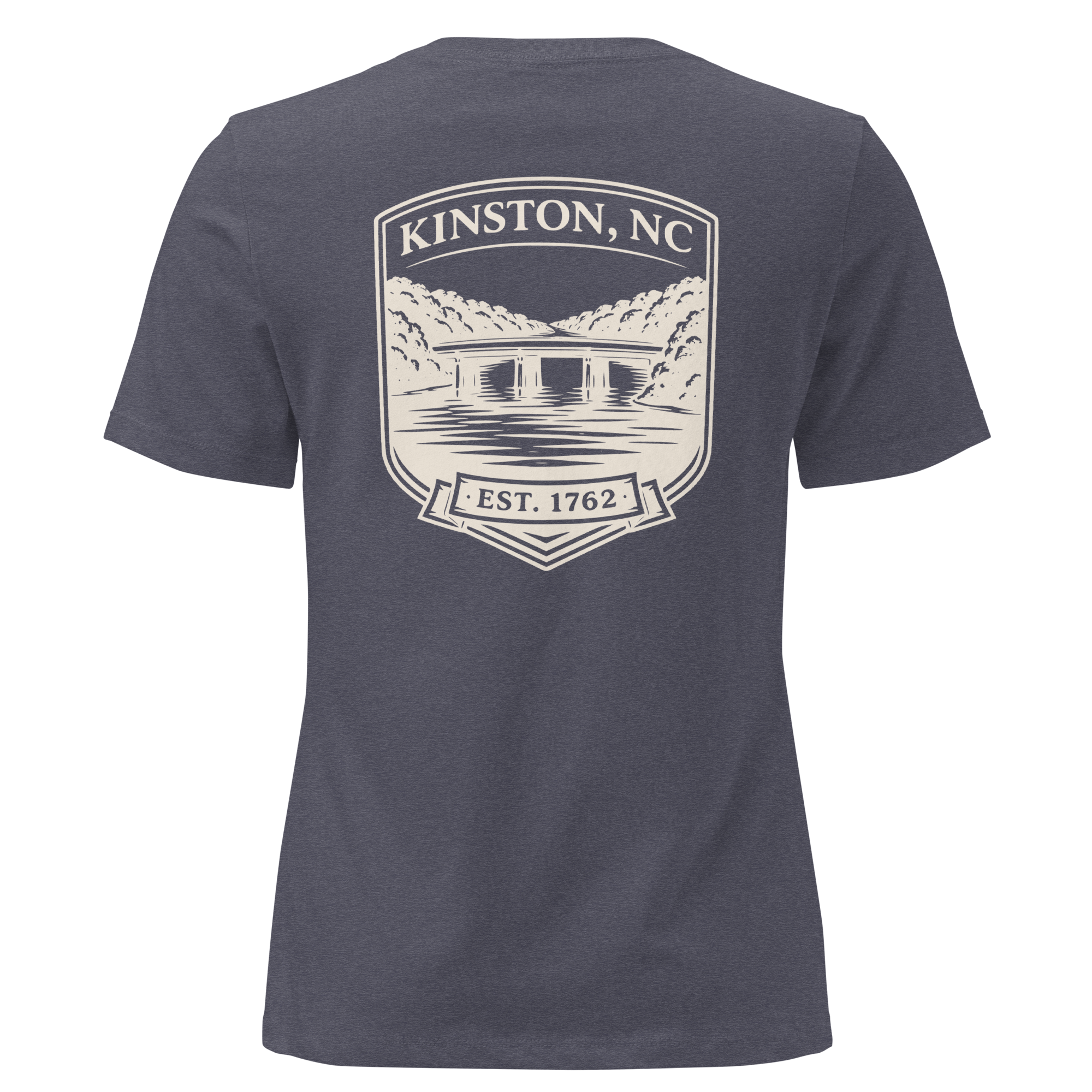 Kinston NC - Neuse River Bridge- Women's Relaxed T-Shirt