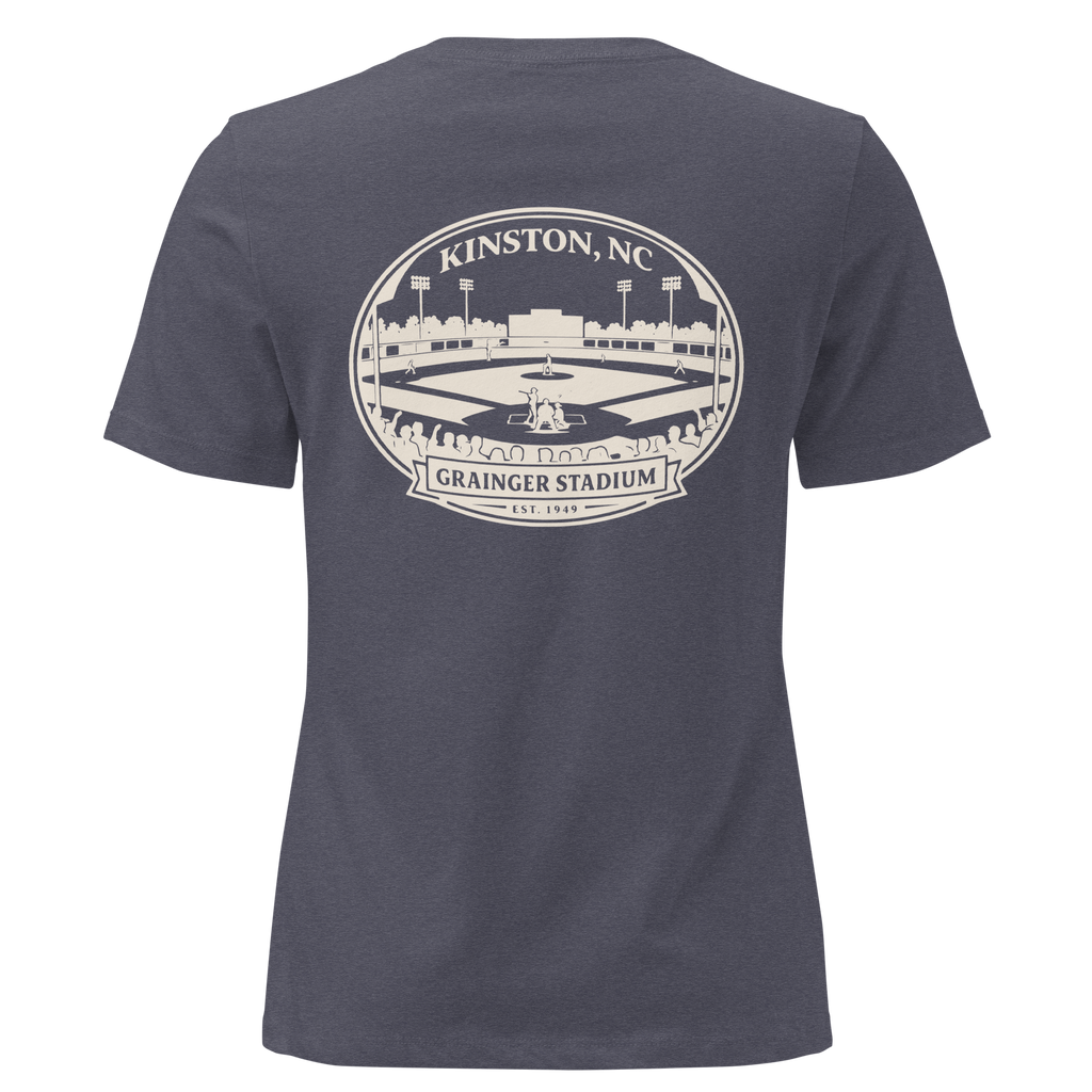 Kinston NC - Grainger Stadium- Women's Relaxed T-Shirt