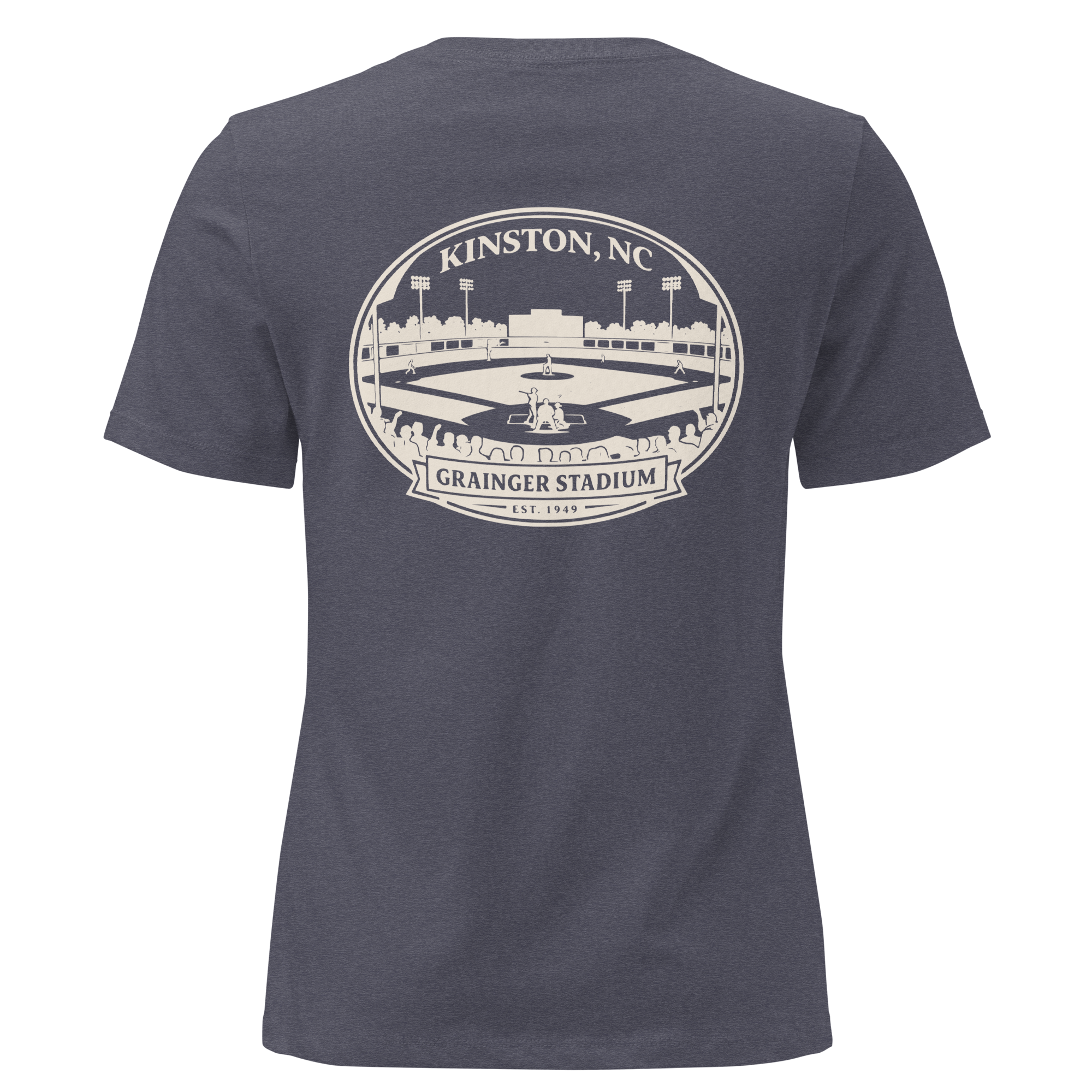 Kinston NC - Grainger Stadium- Women's Relaxed T-Shirt
