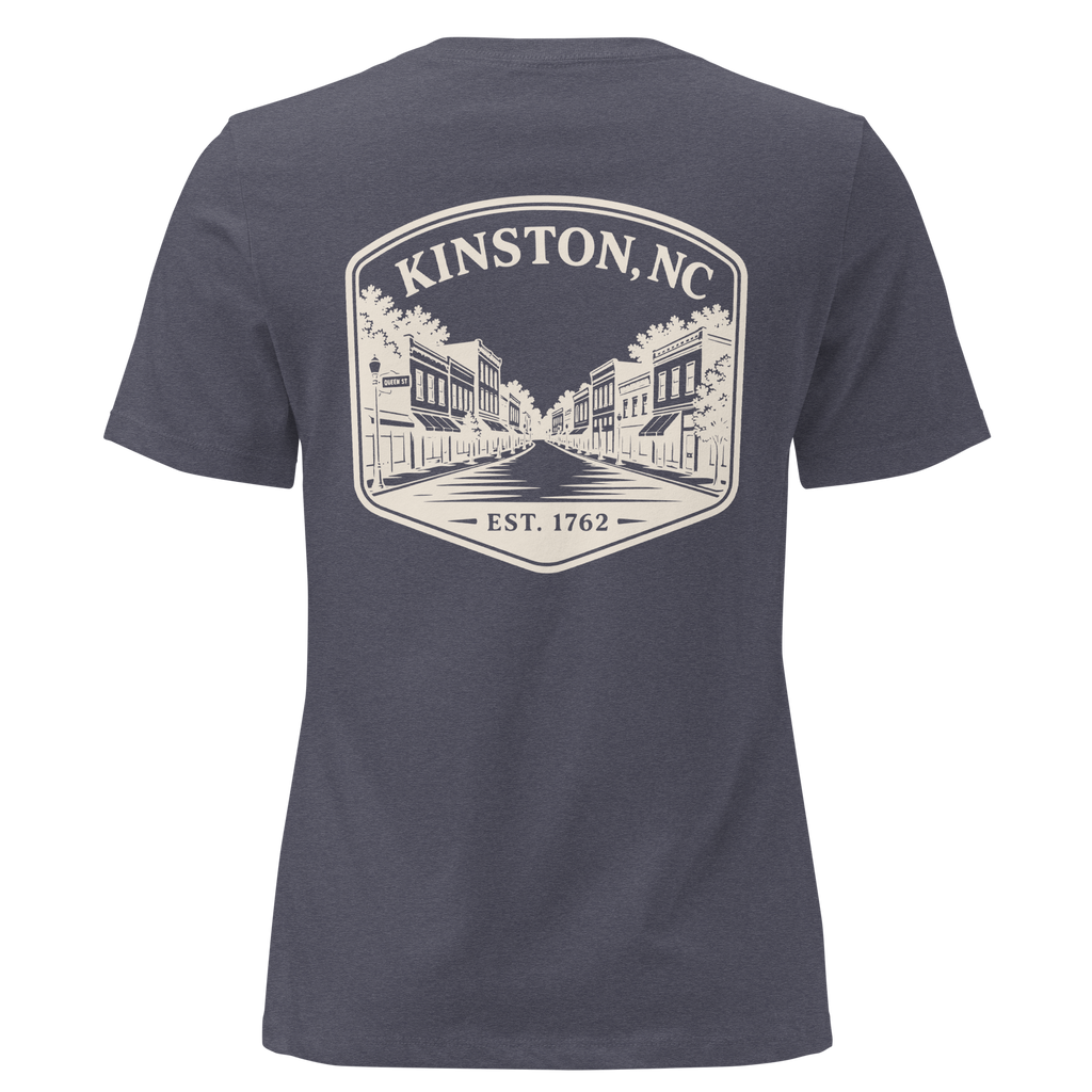 Kinston NC - Downtown Kinston- Women's Relaxed T-Shirt