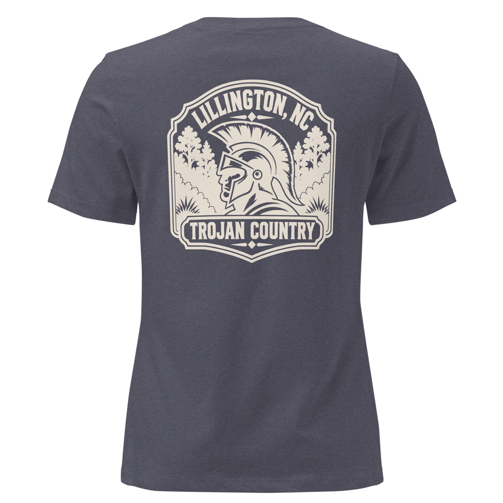 Lillington NC - Trojan Country- Women's Relaxed T-Shirt