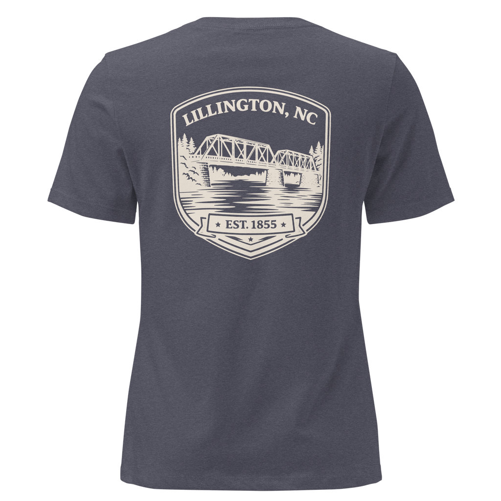 Lillington NC - Old Trestle Bridge- Women's Relaxed T-Shirt