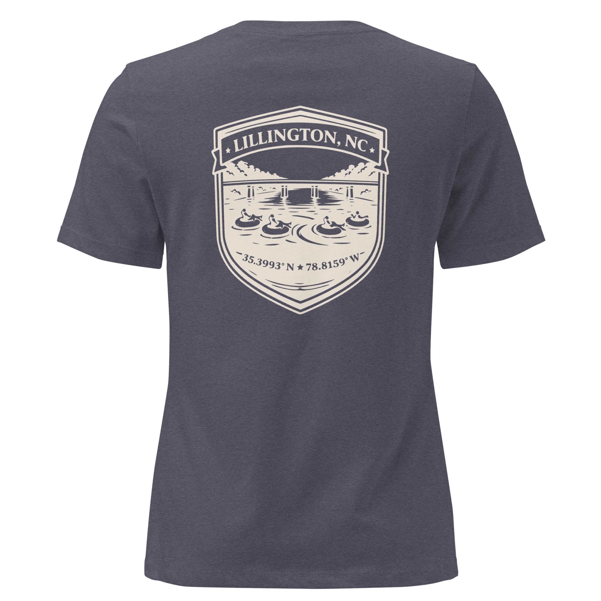 Lillington NC - River Tubing- Women's Relaxed T-Shirt