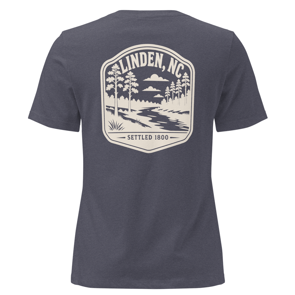 Linden NC - Little River- Women's Relaxed T-Shirt