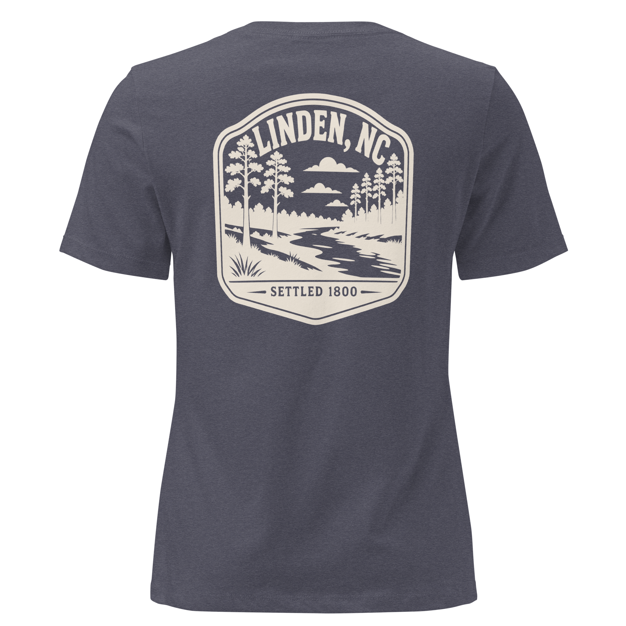 Linden NC - Little River- Women's Relaxed T-Shirt