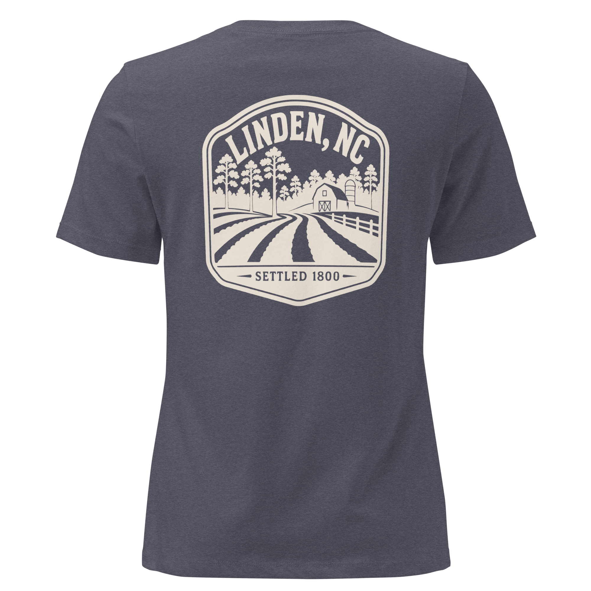 Linden NC - Farm Life- Women's Relaxed T-Shirt