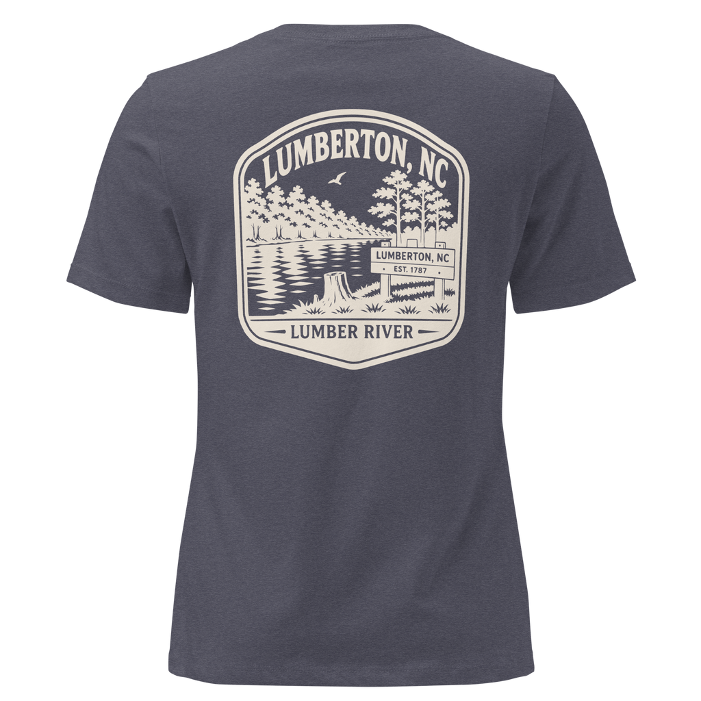 Lumberton NC - Lumber River- Women's Relaxed T-Shirt