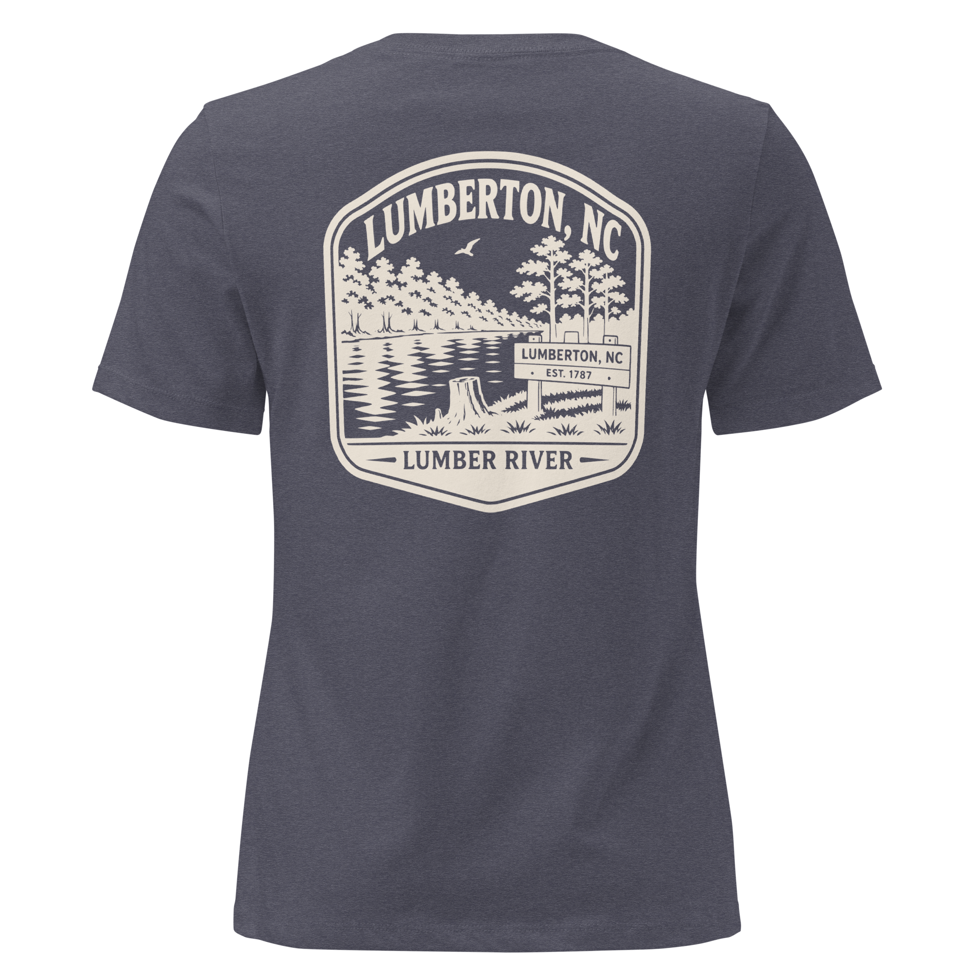 Lumberton NC - Lumber River- Women's Relaxed T-Shirt