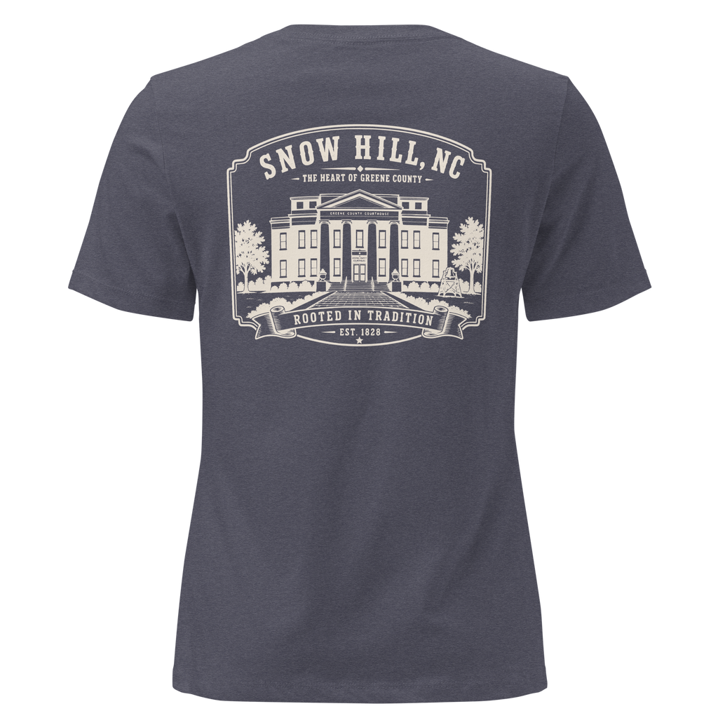 Snow Hill, NC - Historic Courthouse - Women's Relaxed T-Shirt