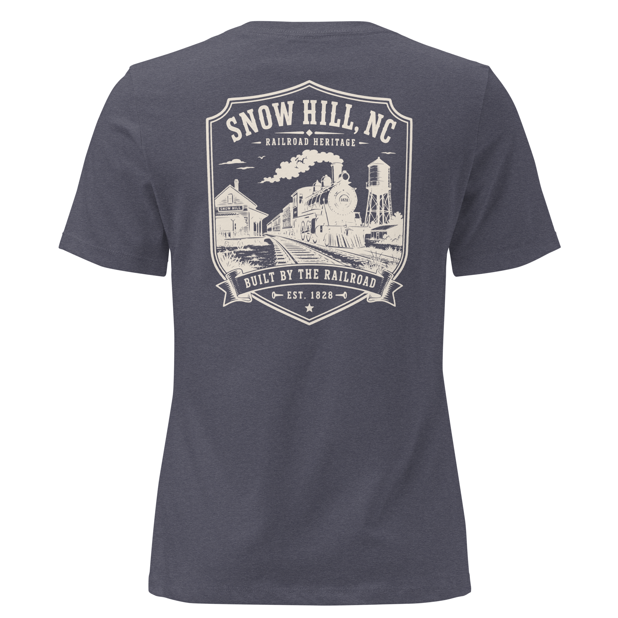 Snow Hill, NC - Built by the Railroad - Women's Relaxed T-Shirt