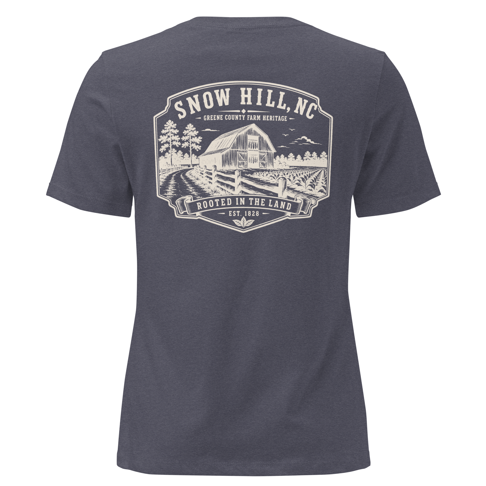 Snow Hill, NC - Rooted in the Land - Women's Relaxed T-Shirt