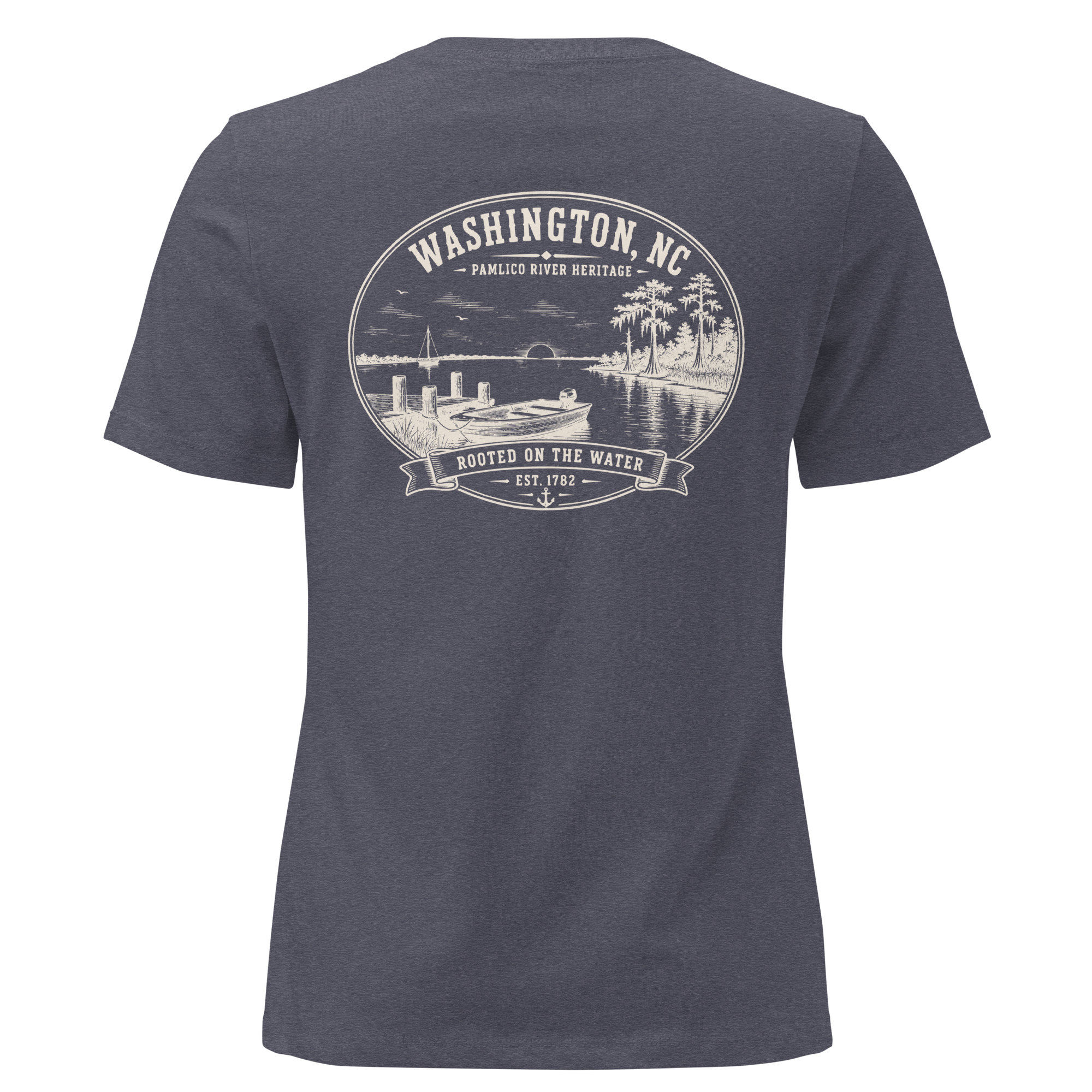 Washington, NC - The Pamlico - Women's Relaxed T-Shirt