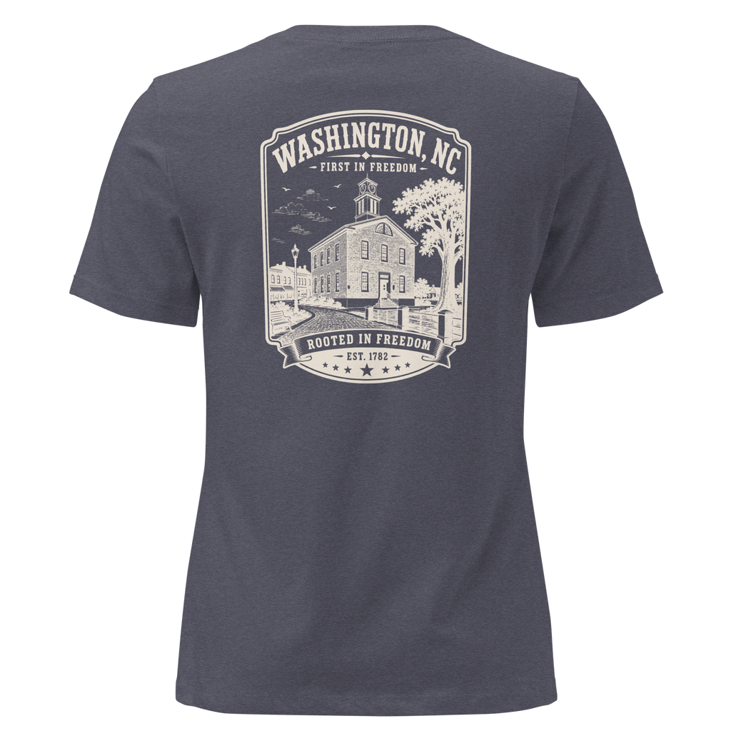 Washington, NC - Rooted in Freedom - Women's Relaxed T-Shirt