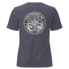 Southport NC - Compass- Women's Relaxed T-Shirt