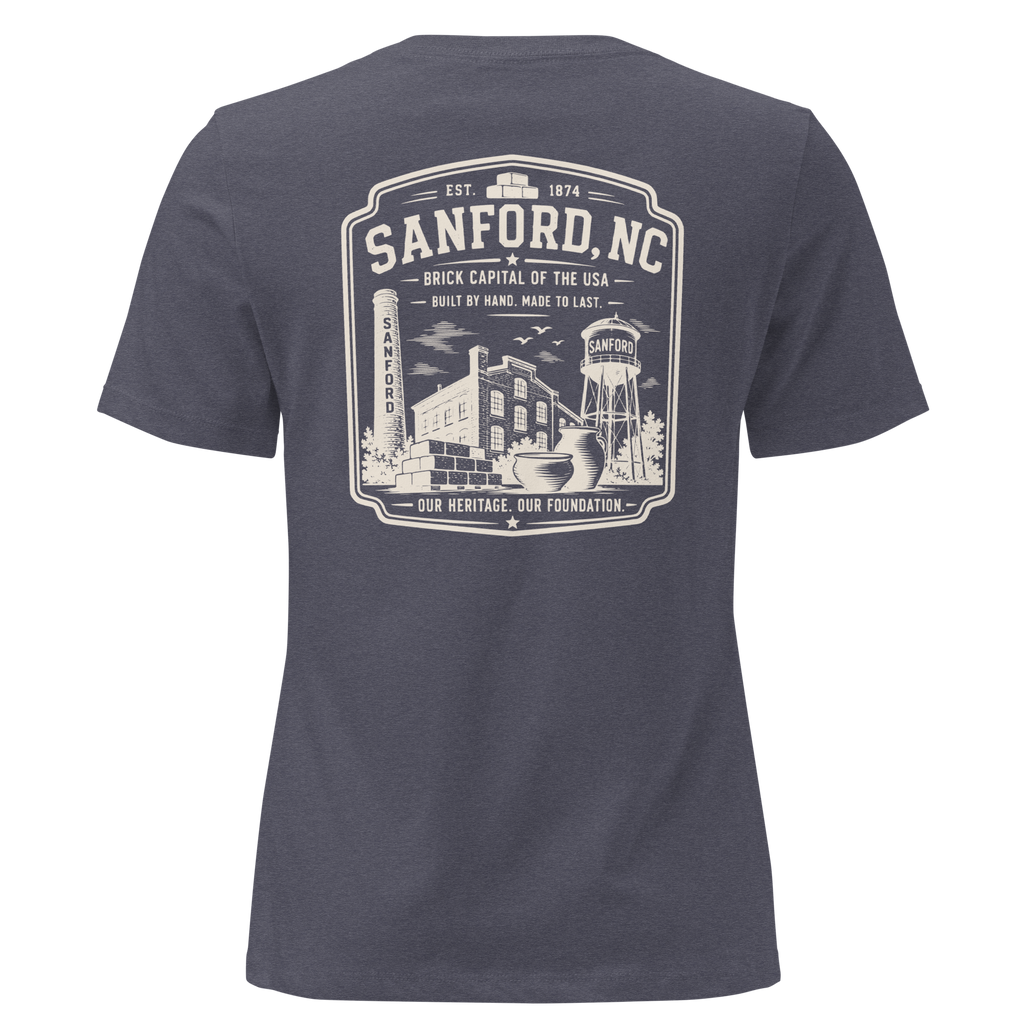 Sanford NC - The Brick Capital - Women's Relaxed T-Shirt