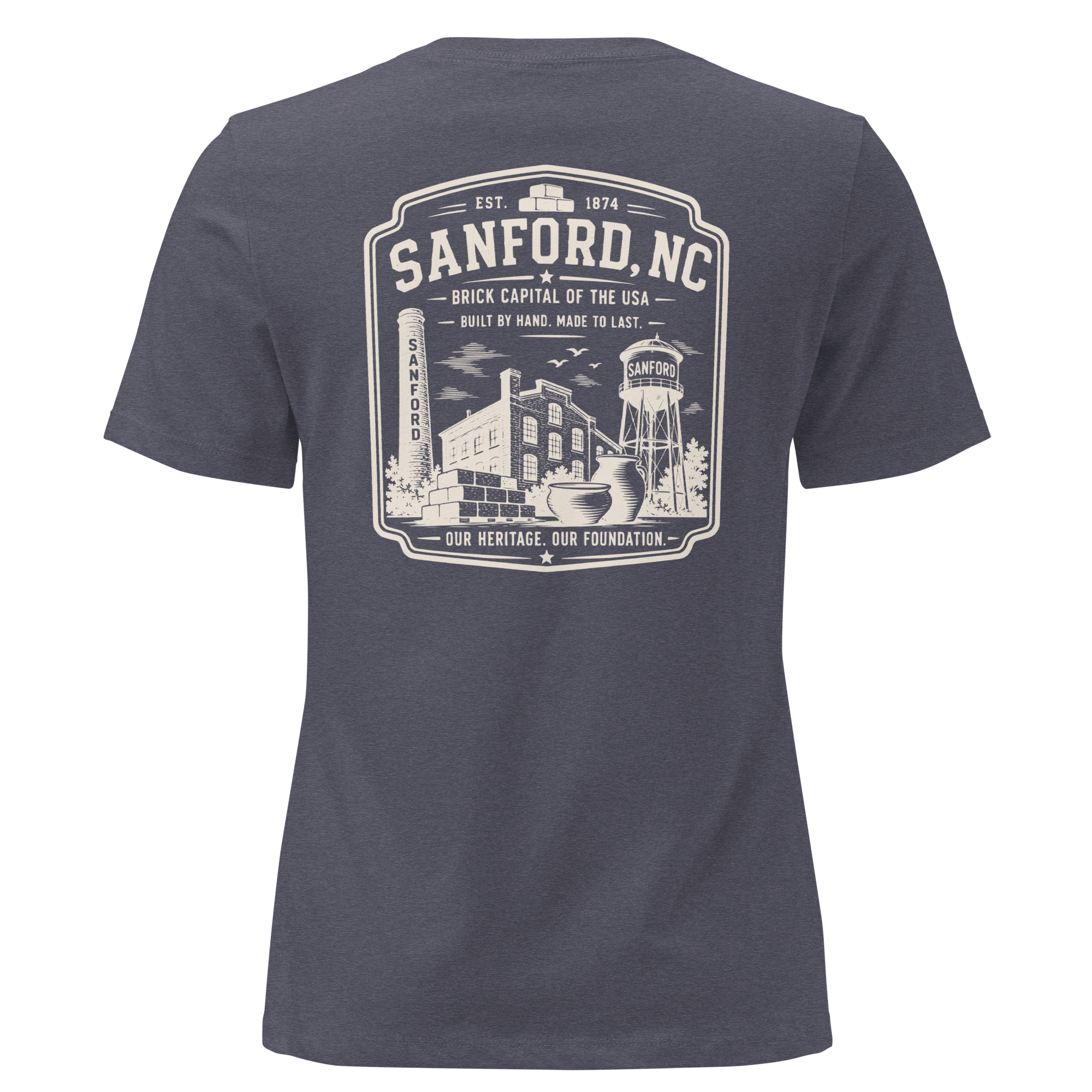 Sanford NC - The Brick Capital - Women's Relaxed T-Shirt