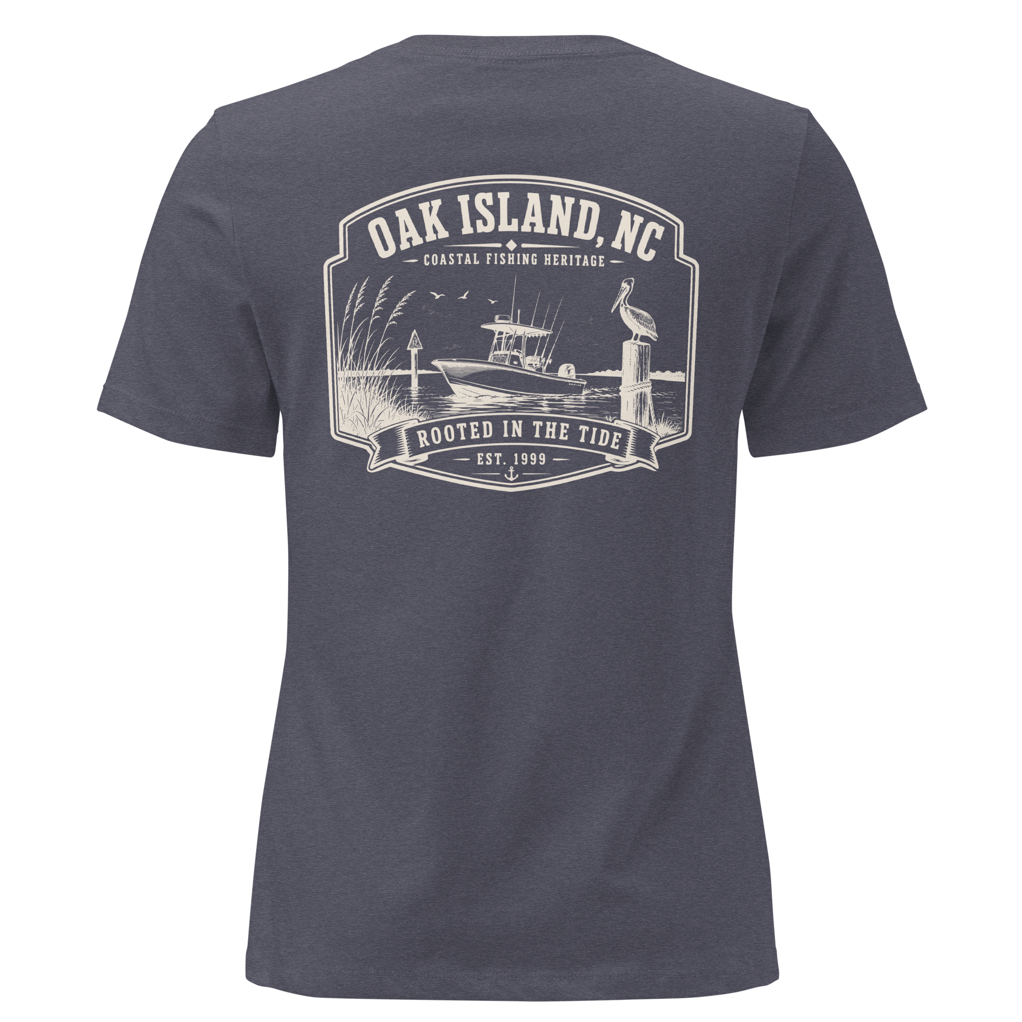 Oak Island, NC - Rooted in the Tide - Women's Relaxed T-Shirt