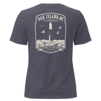 Oak Island, NC - Oak Island Lighthouse - Women's Relaxed T-Shirt