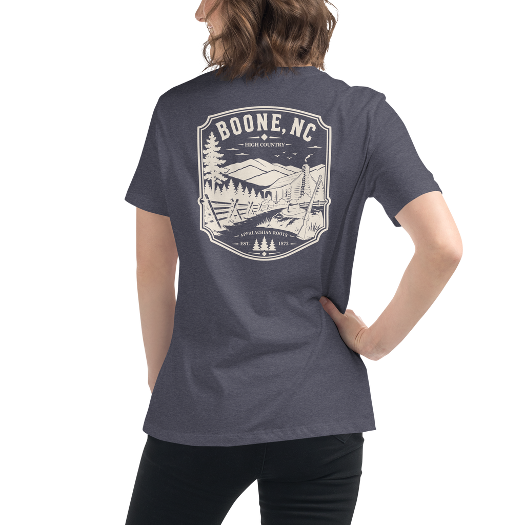 Boone NC - High Country- Women's Relaxed T-Shirt