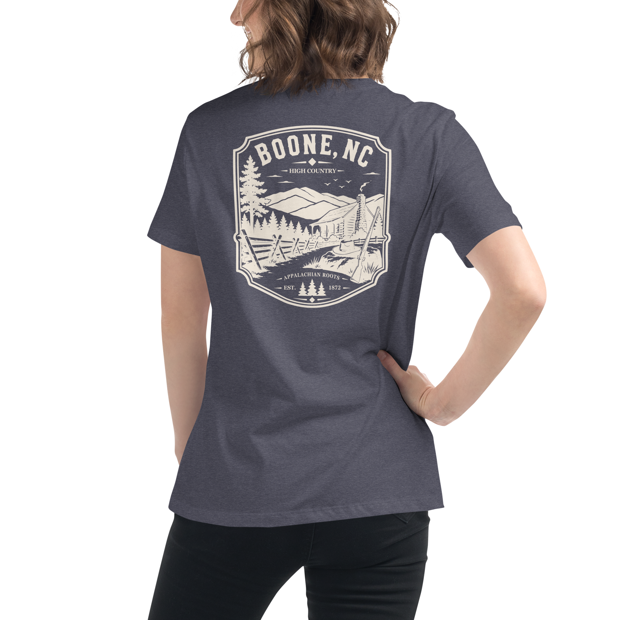 Boone NC - High Country- Women's Relaxed T-Shirt