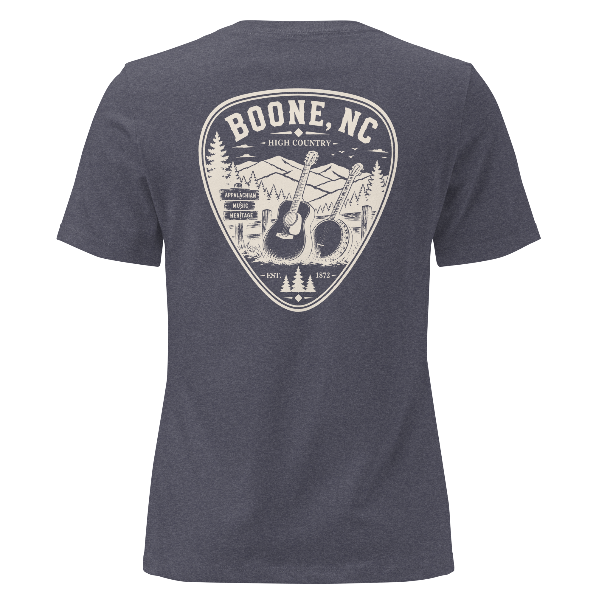 Boone NC - Mountain Music - Women's Relaxed T-Shirt