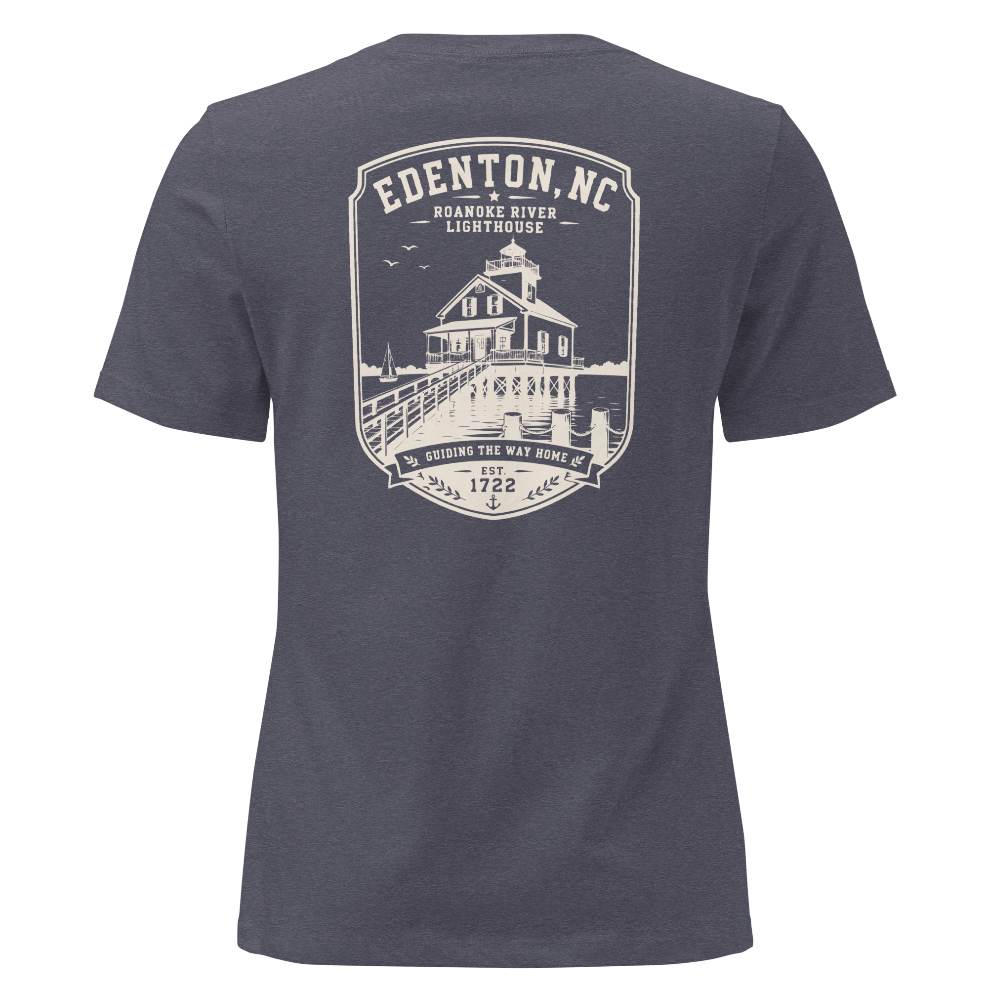 Edenton, NC - Roanoke River Lighthouse - Women's Relaxed T-Shirt