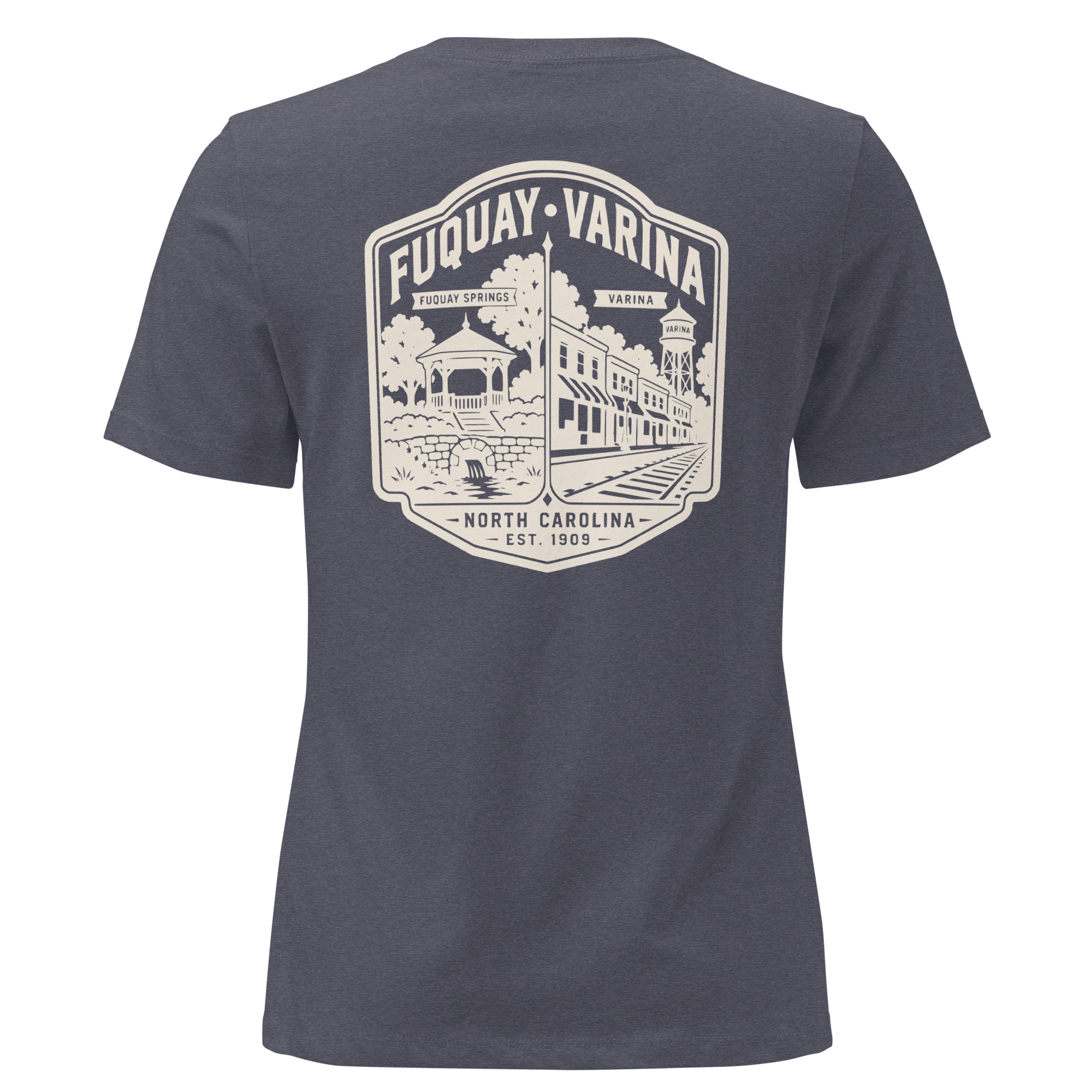 Fuquay Varina NC - Two Towns- Women's Relaxed T-Shirt