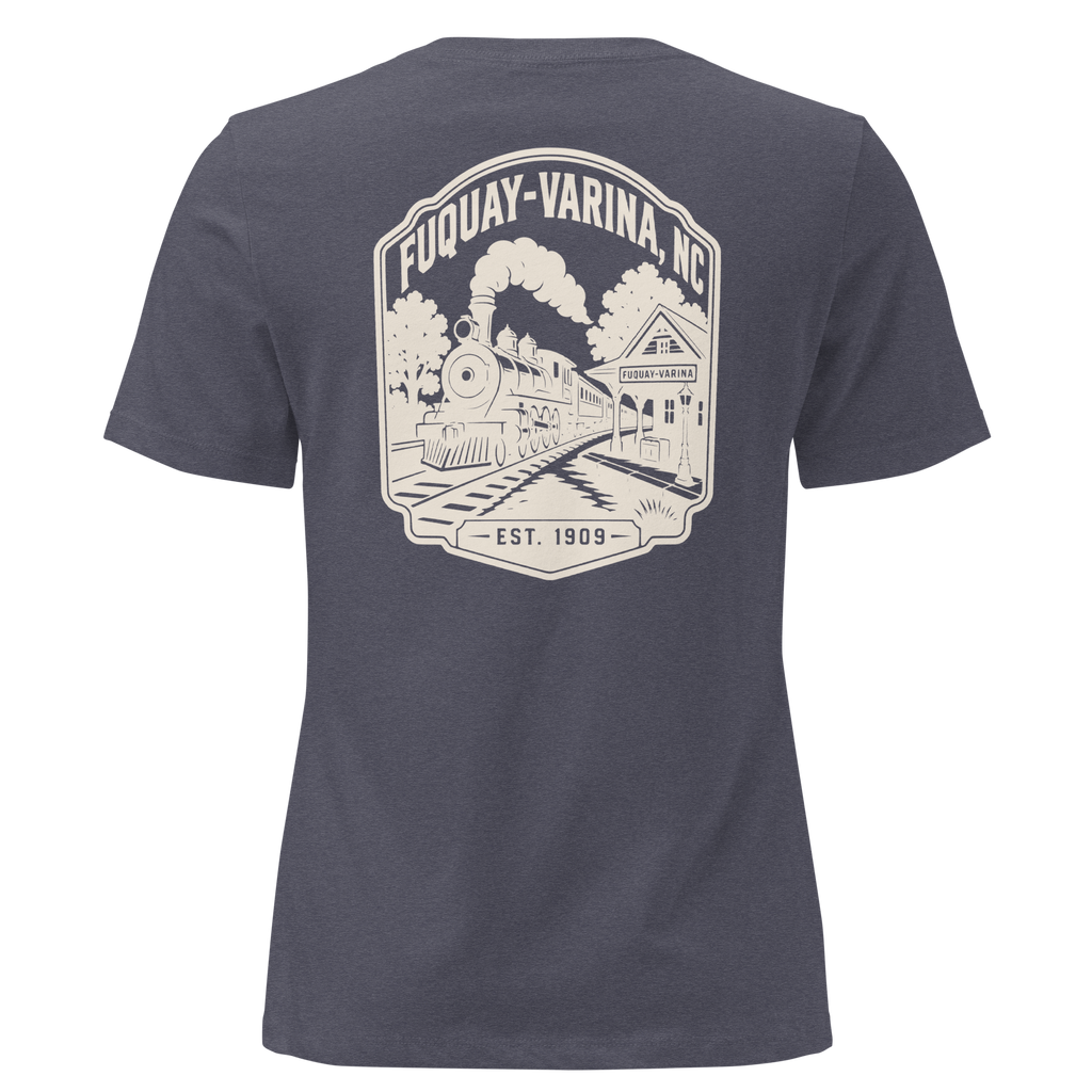 Fuquay Varina NC - Railroad Town- Women's Relaxed T-Shirt
