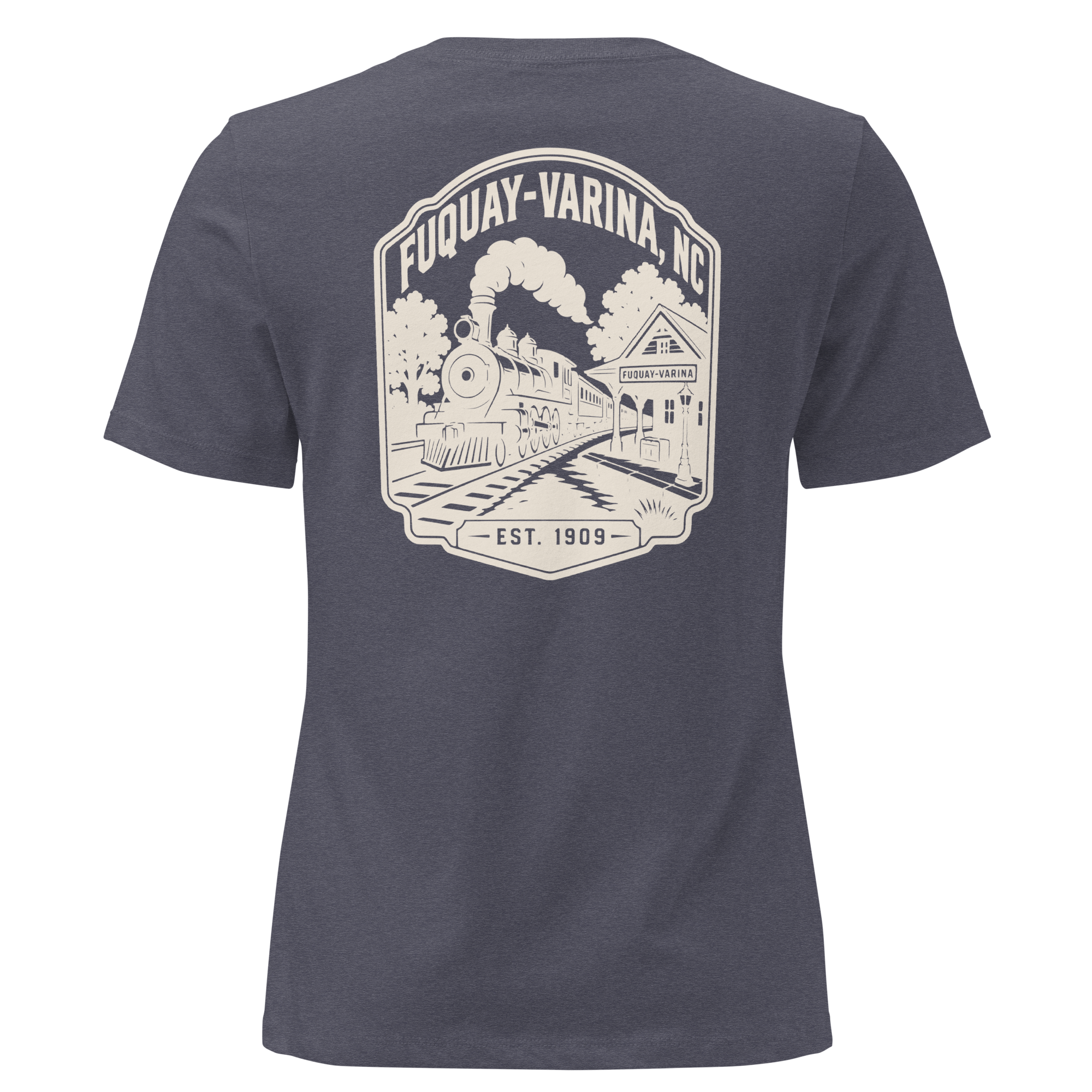 Fuquay Varina NC - Railroad Town- Women's Relaxed T-Shirt