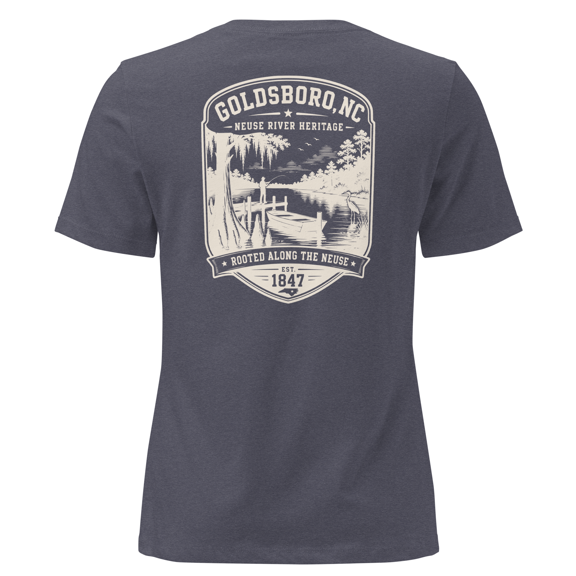 Goldsboro, NC - Rooted Along the Neuse - Women's Relaxed T-Shirt