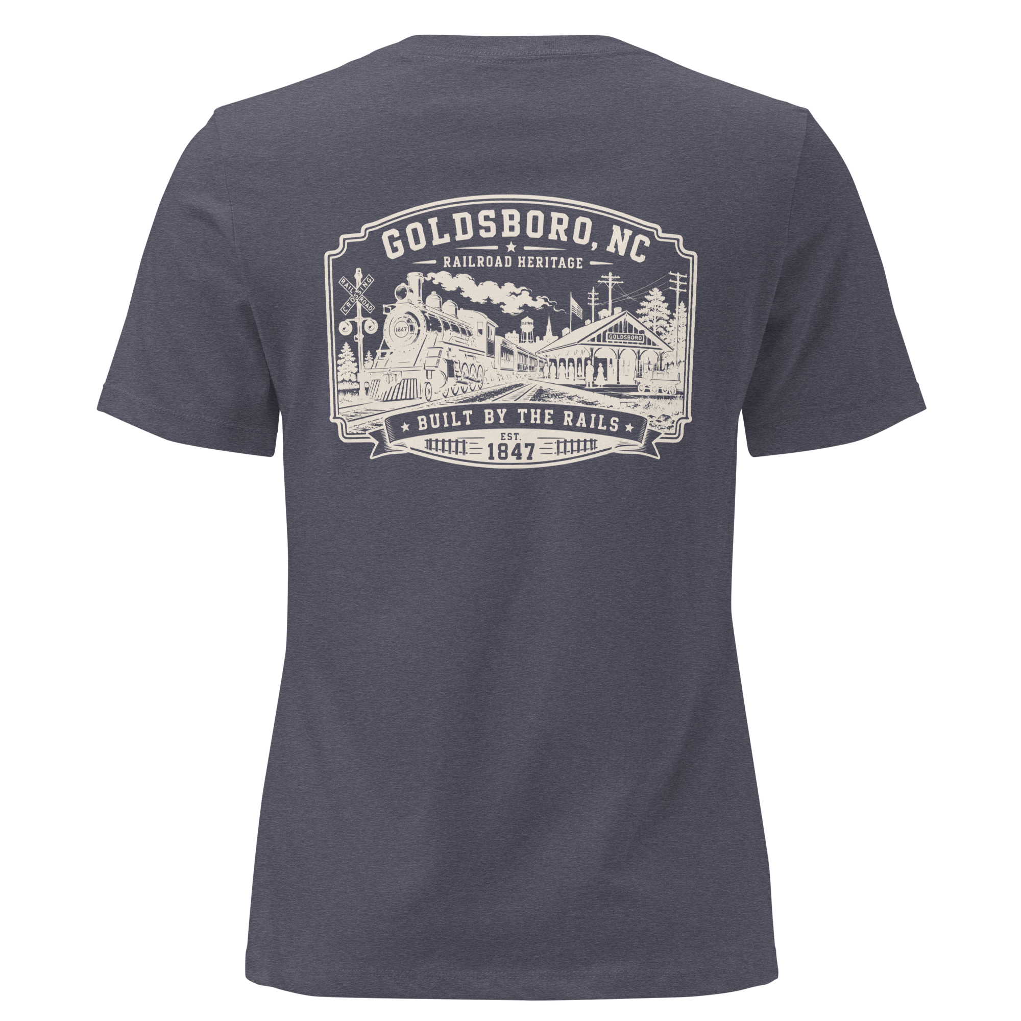 Goldsboro, NC - Built on Rails - Women's Relaxed T-Shirt