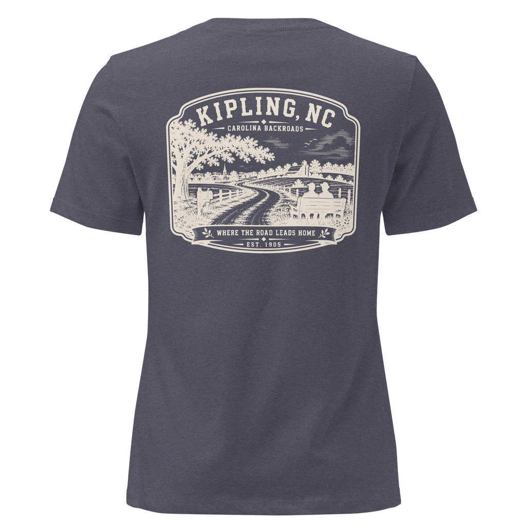 Kipling, NC - The Backroads - Women's Relaxed T-Shirt
