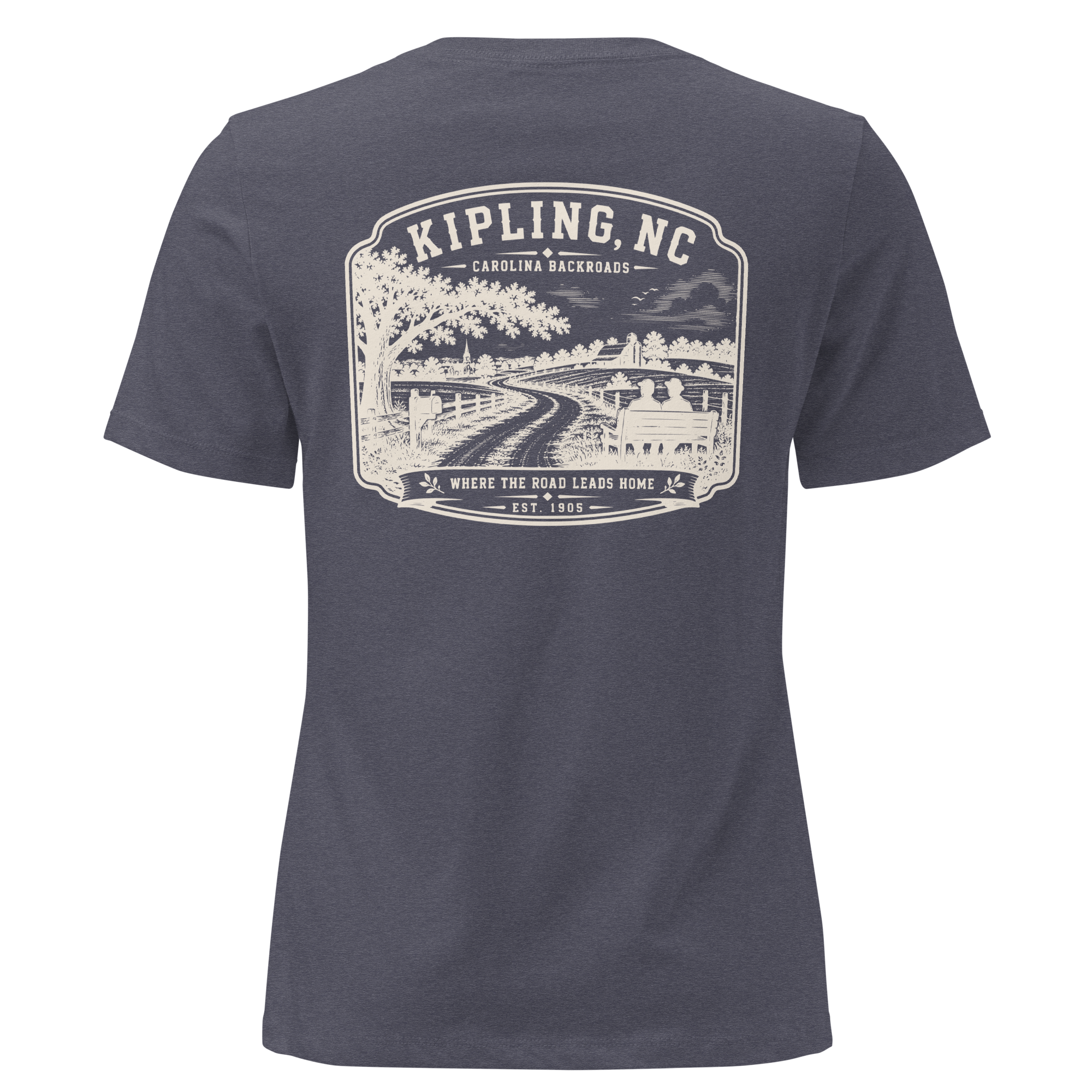 Kipling, NC - The Backroads - Women's Relaxed T-Shirt