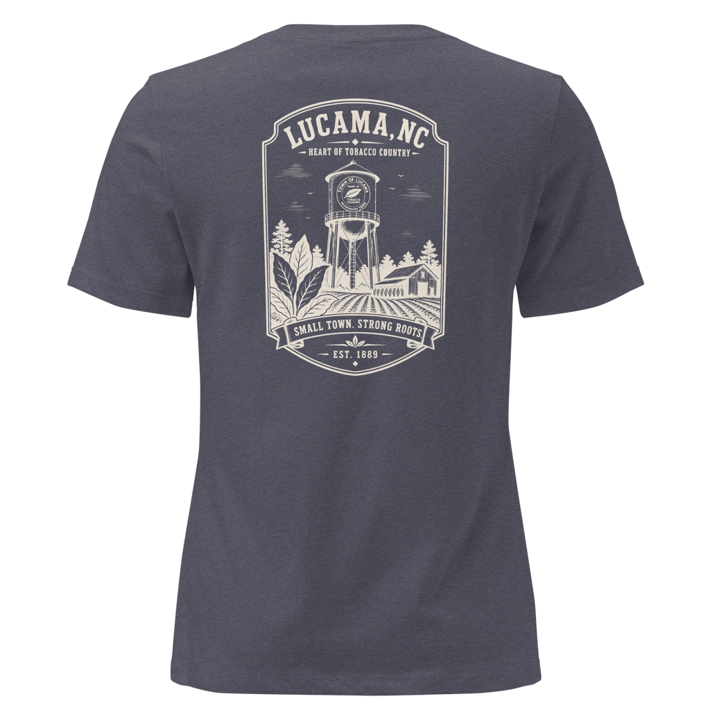 Lucama, NC - Small Town, Strong Roots - Women's Relaxed T-Shirt