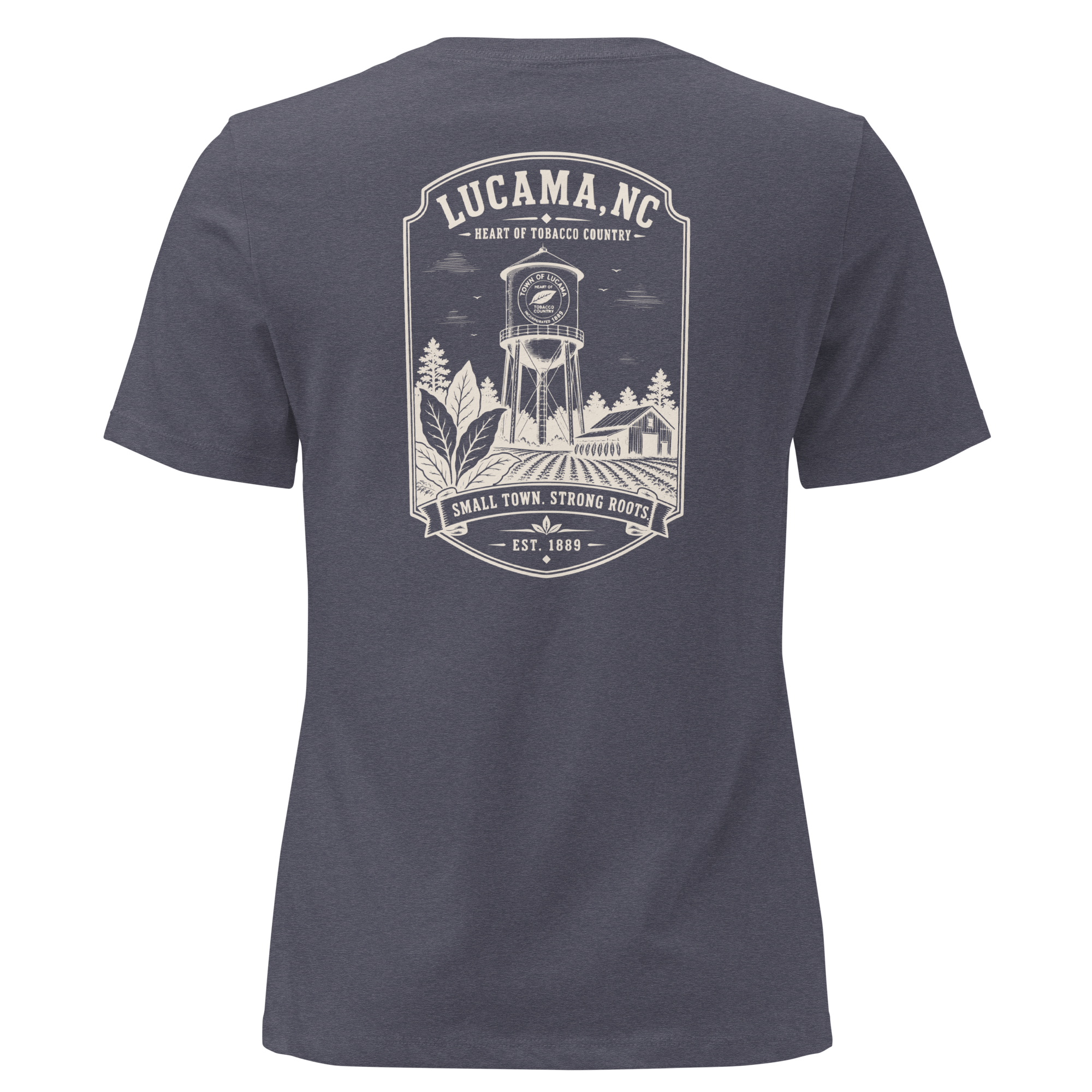 Lucama, NC - Small Town, Strong Roots - Women's Relaxed T-Shirt