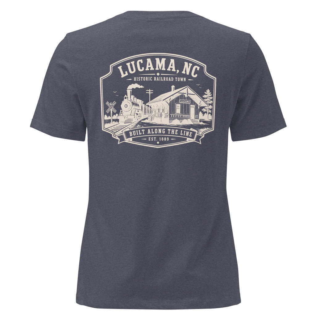 Lucama, NC - Built Along the Line - Women's Relaxed T-Shirt
