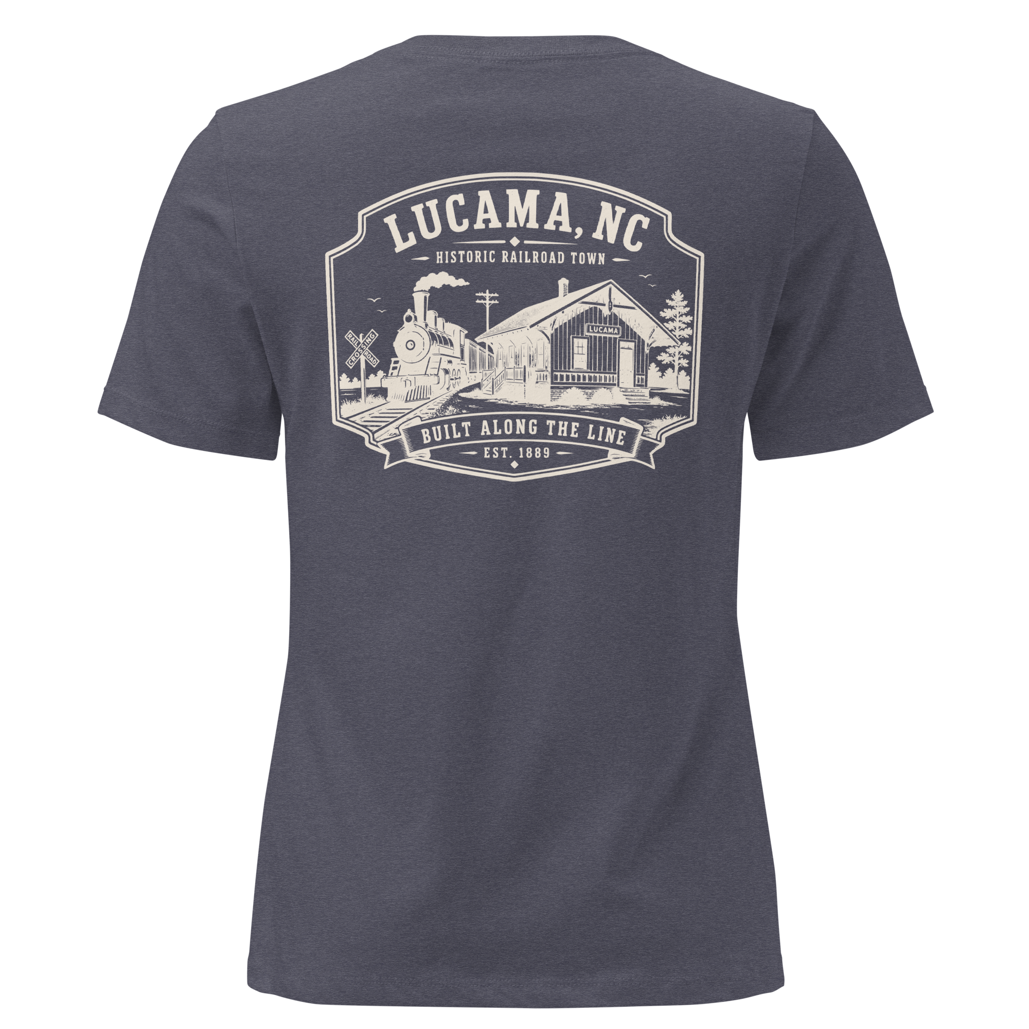 Lucama, NC - Built Along the Line - Women's Relaxed T-Shirt