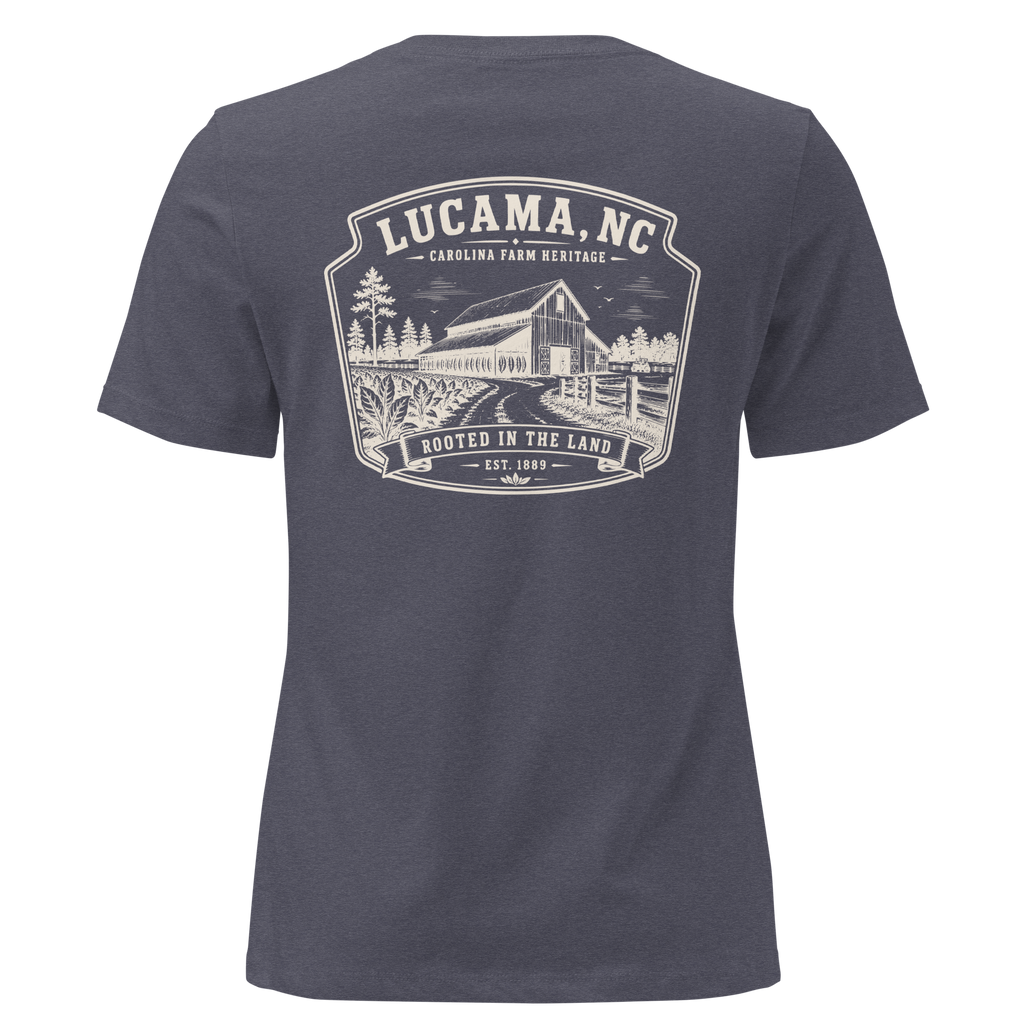 Lucama, NC - Rooted in the Land - Women's Relaxed T-Shirt