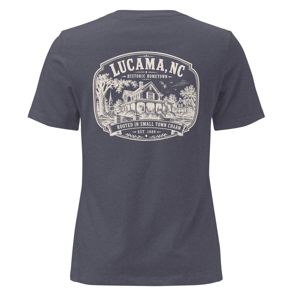 Lucama, NC - Small Town Charm - Women's Relaxed T-Shirt