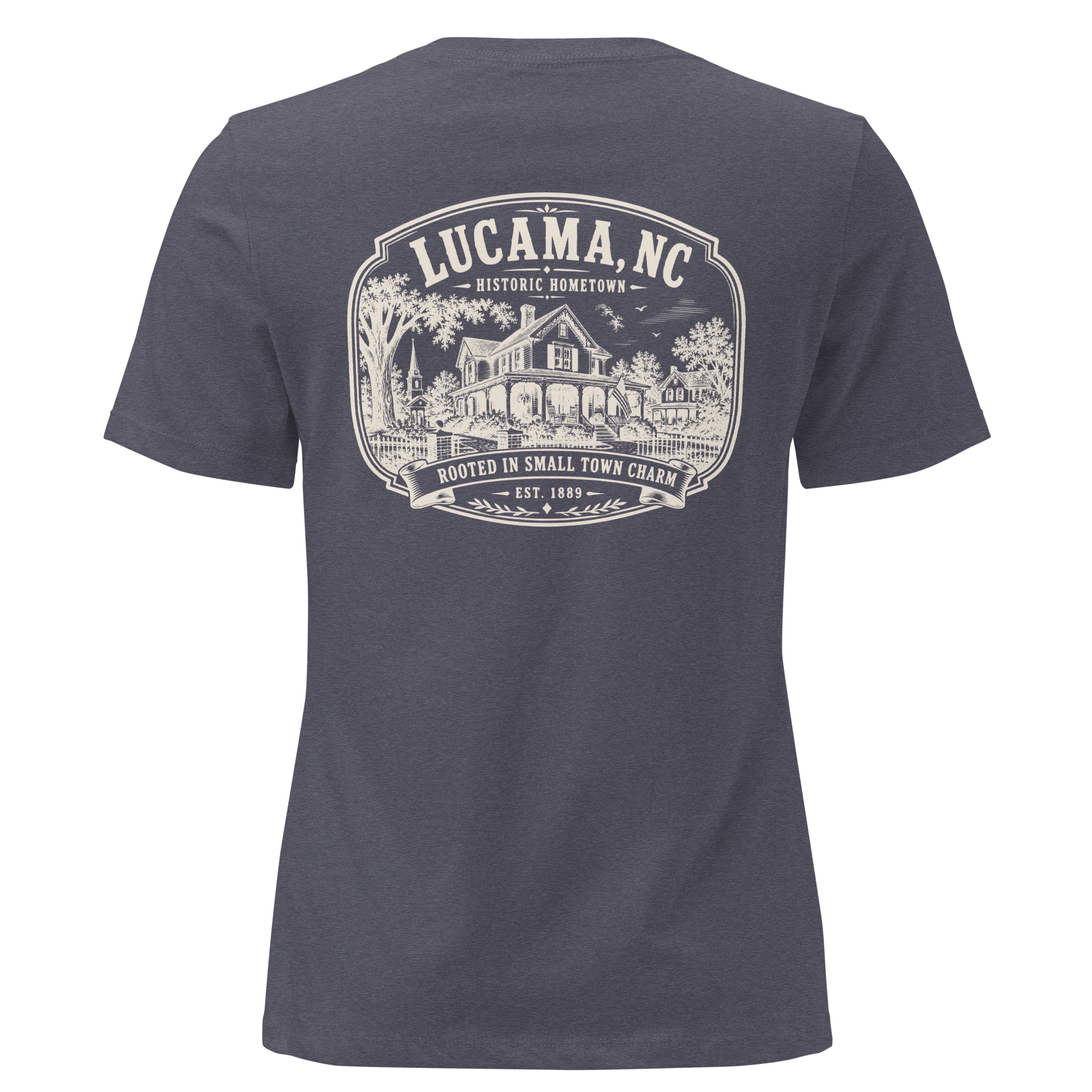 Lucama, NC - Small Town Charm - Women's Relaxed T-Shirt
