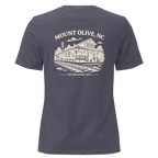 Mount Olive NC - Train Depot- Women's Relaxed T-Shirt