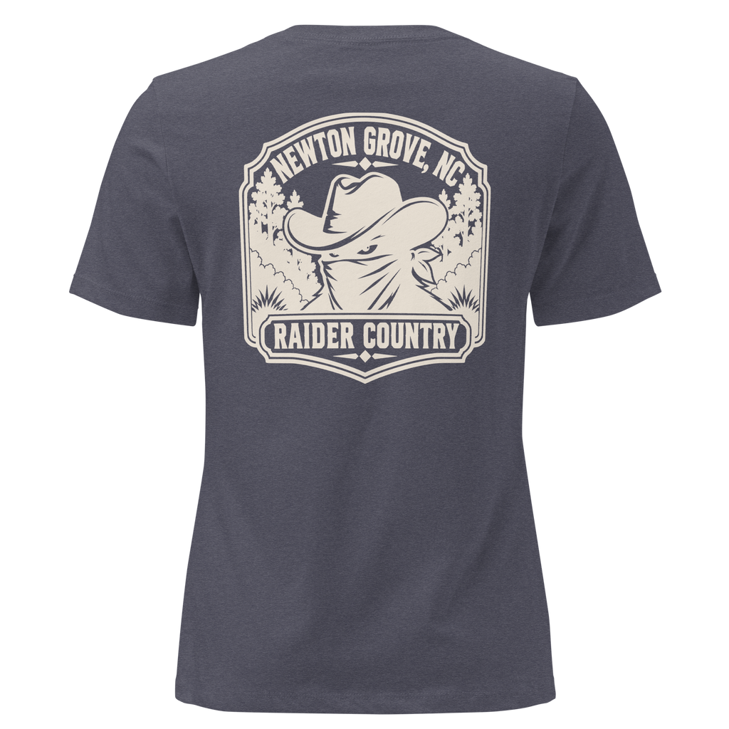 Newton Grove NC - Raider Country- Women's Relaxed T-Shirt